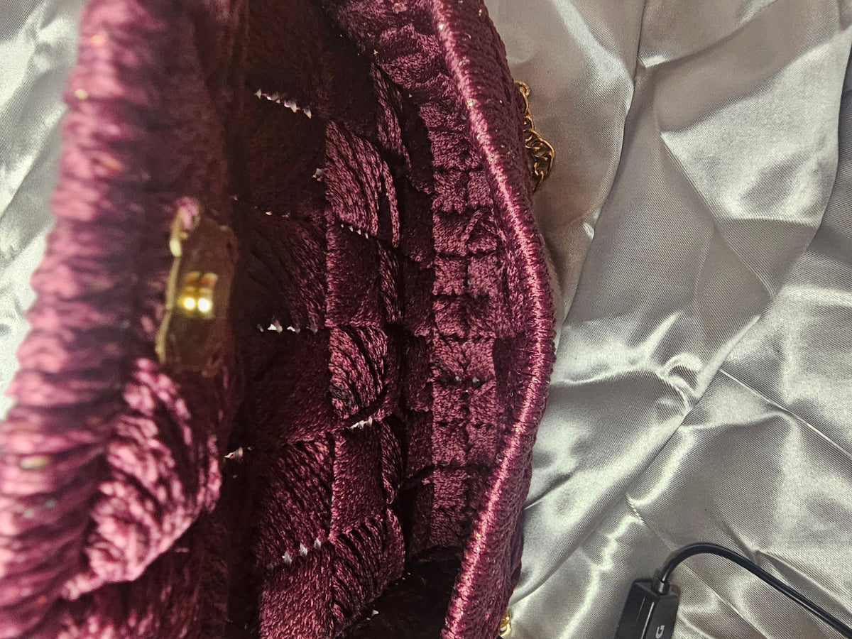 Sac Diamond — Bordeaux (pièce unique)