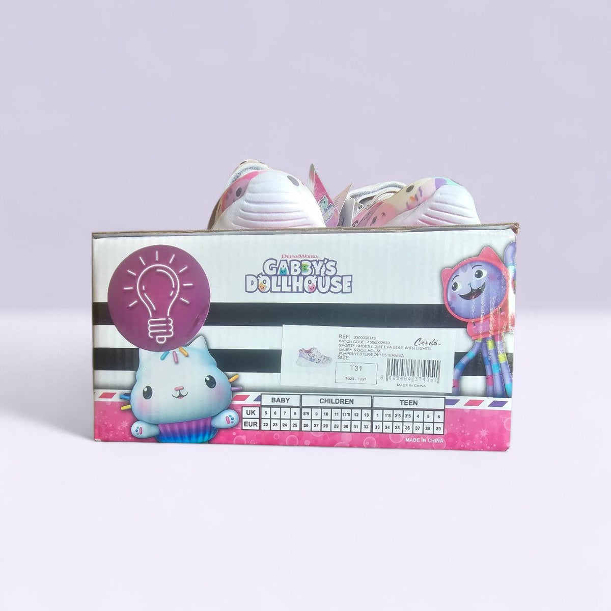 Baskets Lumineuses Gabby's Dollhouse – L'Éclat Magique pour Tes Minis !