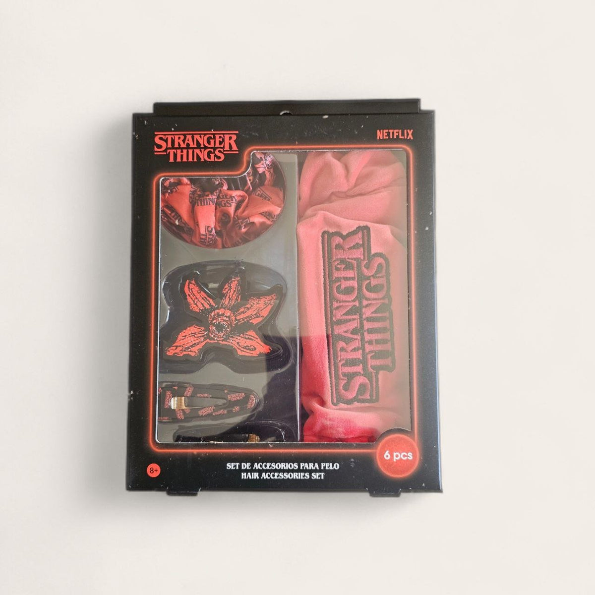 Kit 6 accessoires cheveux Stranger Things – Le Style Iconique des Années 80 pour Tes Minis !