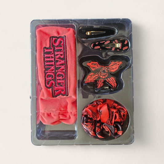 Kit 6 accessoires cheveux Stranger Things – Le Style Iconique des Années 80 pour Tes Minis !