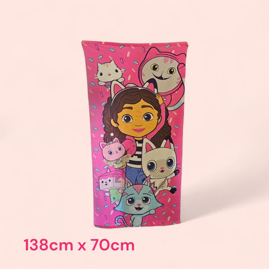 kit plage Sac, Serviette & Casquette Gabby's Dollhouse – Le Combo Parfait pour l’Été !