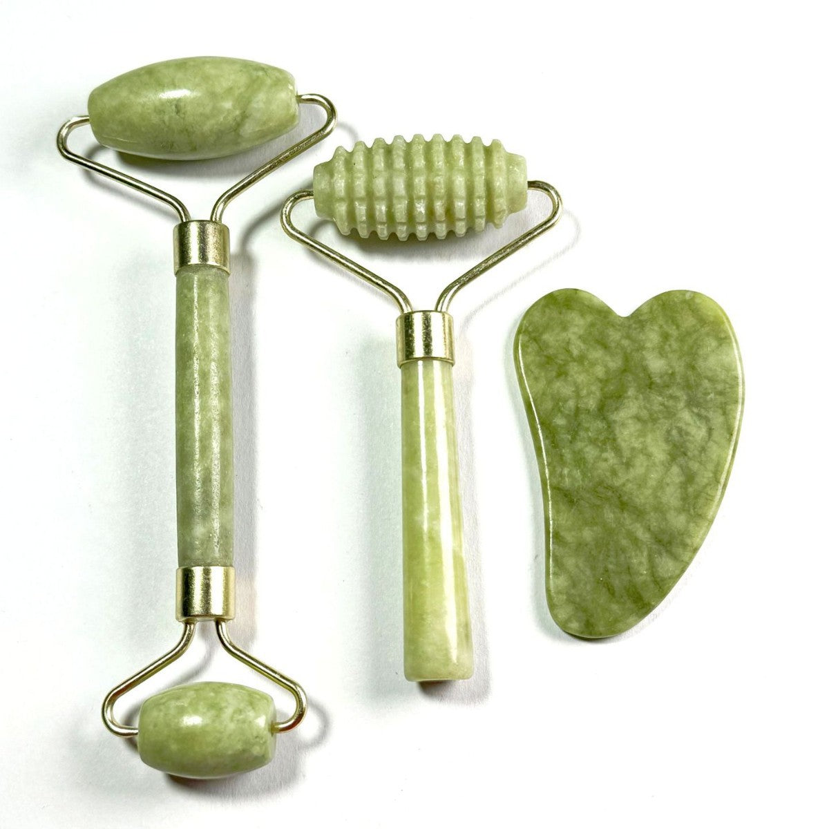 Rituel Jade — Roller & Gua Sha 3 Pièces