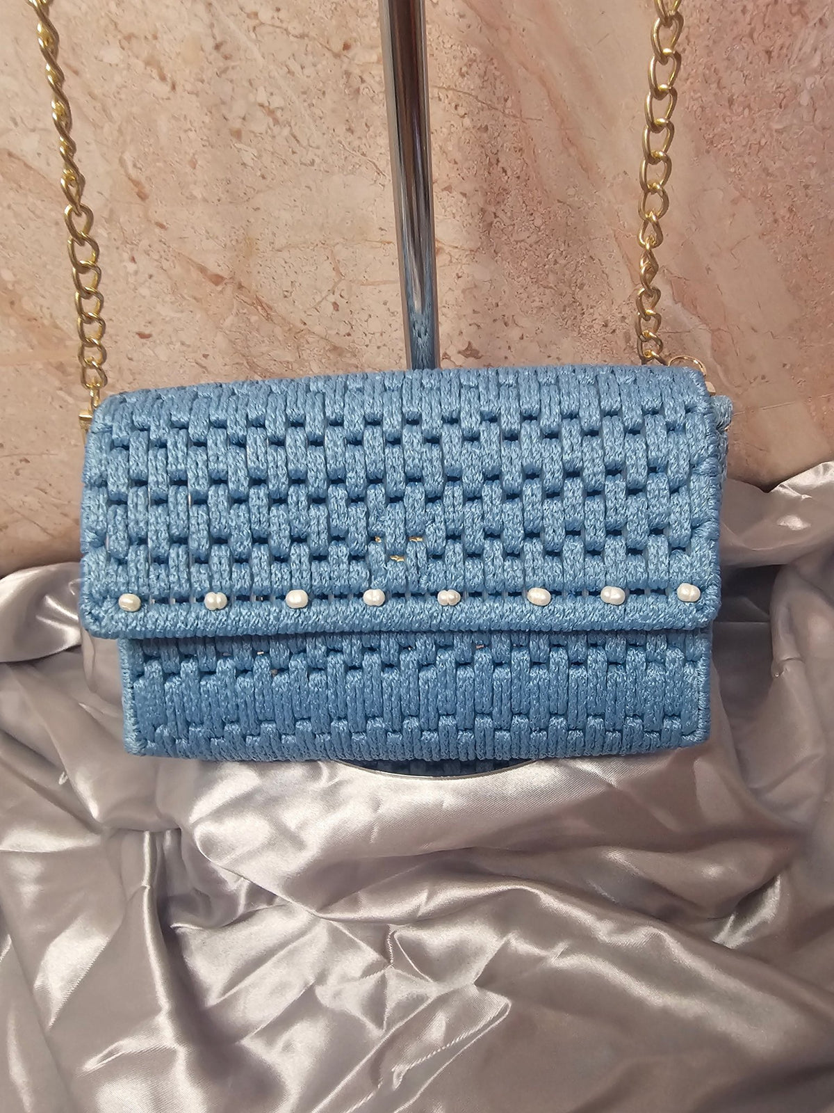 Sac Diamond Bleu (pièce unique)