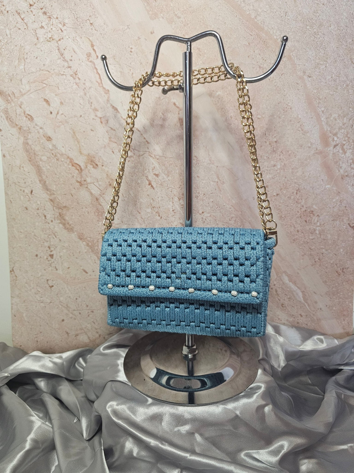 Sac Diamond Bleu (pièce unique)