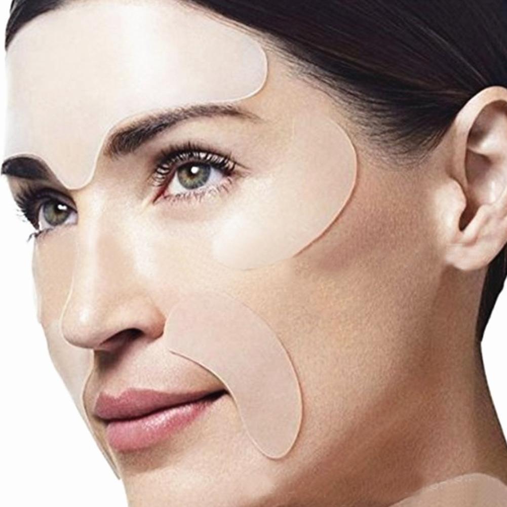 Patchs Silicone Anti-Rides — Front & Contour des Yeux (5pcs)