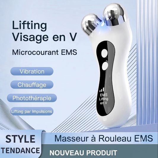 Instrument Lifting Visage — EMS, Luminothérapie & Chaleur 3-en-1