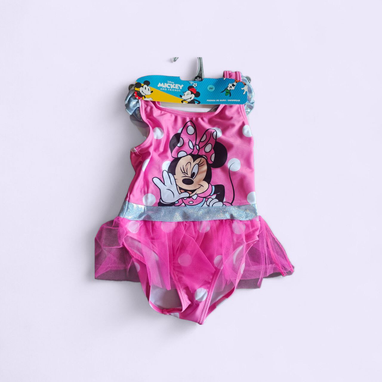 Maillot de Bain Minnie Mouse Rose – La Petite Princesse de la Plage !