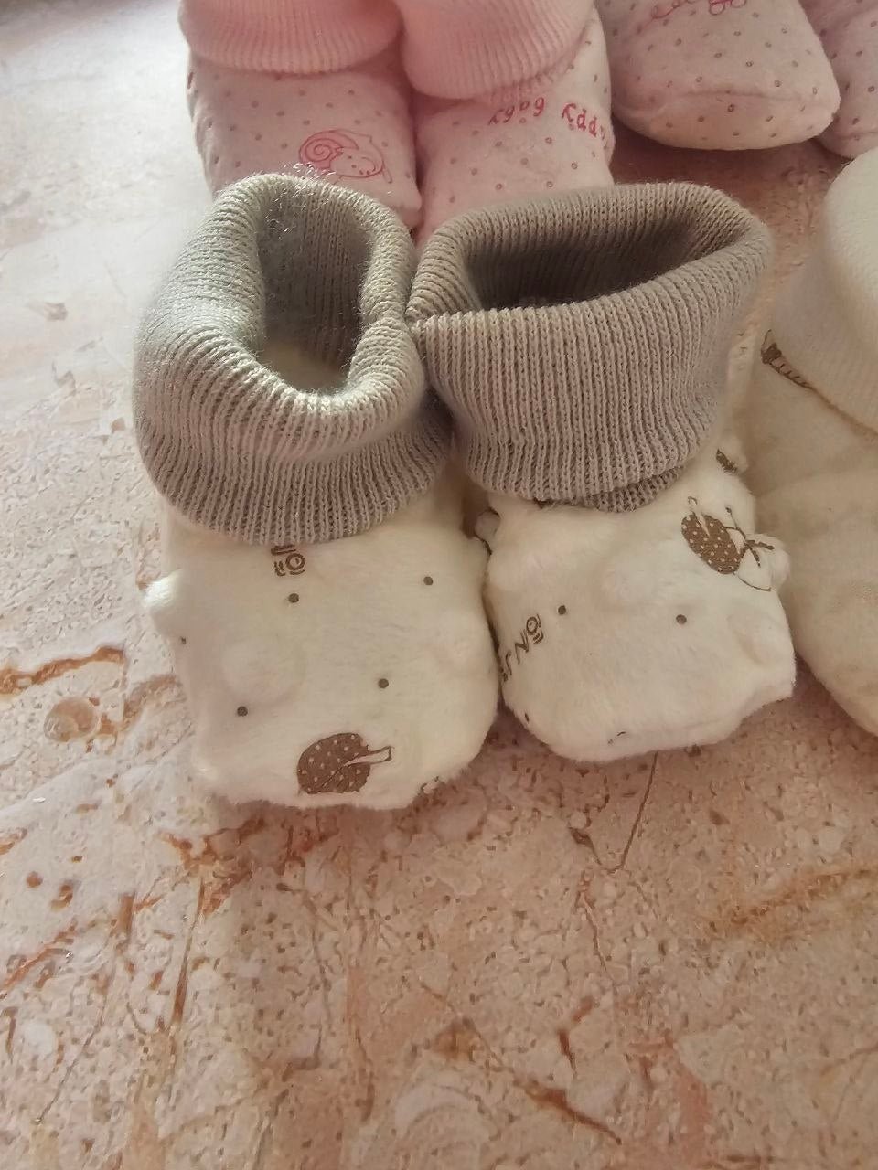 Coffret Cadeau de 4 Paires de Chaussons Bébé| Fabriqué au Portugal