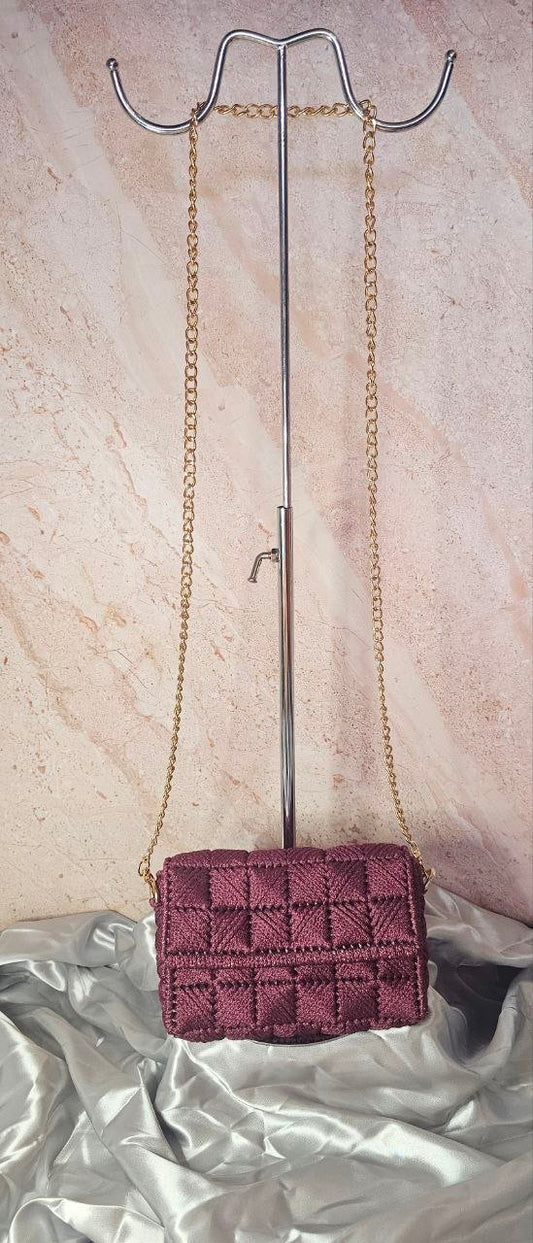 Sac Diamond — Bordeaux (pièce unique)