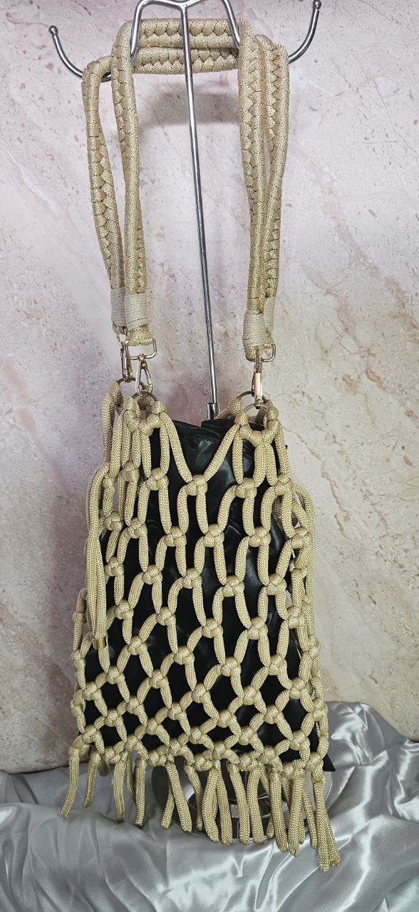 Sac Allegra — Macramé fait main